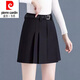 皮尔卡丹（pierre cardin）品牌2024春夏季高腰a字百褶半身裙新款高腰气质百搭显瘦气质时尚 卡其色 9906 L 105斤-115斤