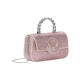 Versace Crystal Mini Bag Crystal Clear Magnetic Flip Adjustable Shoulder Strap Multi-purpose Hand-Hand Crossbody Dual-Use Nude Color Unicode