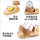 Balabala Kindersandalen Sommer 2025 Neue Art der Kinderlochschuhe für Jungenzehen Anti-Kicking-Mädchen-Kinder Anti-Rutsch-Strandschuhe Beige 28 Inner Länge 17 cm geeignet für Füße Länge 16,5-17,2 cm