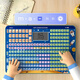Kindergärtner Lernmaschine Pinyin Spelling Training Artefakt Audio Bild früh Bildung Sound Tablet Kinderpädagogische Spielzeug [Bildschirmversion] Pink-16 Zoll + Tang Poesie [anwendbar für 3-9 Jahre] + Ladungskabel