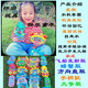 Game classique pour enfants Ferrule Machine 8090 Nostalgic Kindergarten Small Gift 1 juin Small Prix Toys Grande Version Ferrule Machine à eau 3 Couleurs aléatoires