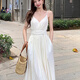 Miao Yijia White Kleid Frauenrock Sommer 2025 Neue High-End-Kleider am See