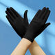 
Roasted summer sun protection thin gloves for women ice silk spandex high elastic breathable skin-friendly bike driving travel jewelry etiquette gloves [white]-all-finger ice silk set / 1 pair