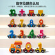 COMET COMET ALLEMAGNE MAGNÉTIQUE DIGITAL TRAIN TOYS ASSEMBLE MAGNÉTIQUE MAGNÉTIQUE LES ENFANTS Bébé fille de 1 à 3 à 6 ans 11 Small Train [Type de crochet]