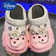 Disney (DISNEY) Children's Hole Shoes Girls' Slippers 2025 New Summer Anti-Slip Fashion Sandals Girls Wear Outdoor Beach Shoes Summer White Powder 24