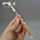 Bamboo Xueming | High-end Tea Space Xiangfei Bamboo Horn Tea Pick Zen Bamboo Tea Spoon Tea Spoon Tea Ceremony Parts Six Gentlemen Xiangfei Bamboo Horn Tea Pick