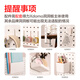 Deli storage hole board, nail-free storage rack, standing table, wall-mountable, bathroom, kitchen, 5 U-shaped hooks XDM54