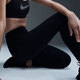 Nike (Nike) Jogginghose Damen Sniff New Herbst Fitnesshosen hohe Taillen Strumpfhosen bequem atmungsaktives vielseitige Freizeithose HJ9196-010 Black L