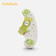 Chaussures pour enfants de Balabala et pantoufles pour enfants Summer 2025 Nouveaux garçons intérieurs Chaussures de trou de marée non glissée confortable pour les filles Blanc et Green Tone 00314 23 (Longueur du pied 16.3-16.7 / Longueur intérieure 17,7)