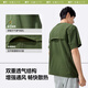 Beneunder short-sleeved T-shirt for men outdoor light and cool feeling breathable and gift for Father's Day CC143 Mandu Black 2XL