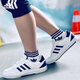 Adidas (adidas) Clover Casual Shoes Мужская обувь 2025 Летовые новые низкие кроссовки дышащие легкие туфли без скольжения If9710 IF9710 White/Black/Navy Blue 41