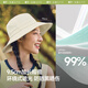 Beneunder sun hat women's breathable fisherman hat sun protection fishing hat waterproof outdoor AS713 white