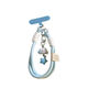 Wei Ruibin INS Fengsilent Star Star Hanging Phone Mobile Phone Lanyard Traiche Camerie Keychain Hanging Chain Hanging Camera Universal Blue Speech Cloud Star + 653 Mark + Sky Blue Small Clip
