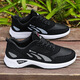 Chaussures de sport d'été Chaussures de course pour hommes Mesh talons bas chaussures décontractées pour hommes respirant non-glissement résistant à la semelle douce chaussures de travail 802 noir 41