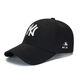 NEW NY MLB ERA hat men's and women's baseball cap Korean version new sunshade hard top trendy peaked hat sun protection versatile casual fashion embroidery NY black one size fits all size adjustable 52CM-63CM