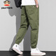 Pantalones de pantalones casuales de mono de la boca