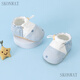 Skonwat Neue Frühlings- und Herbstbabyschuhe, kleine Alter von 0 bis 3 Monaten, nicht einfach ein Jahr altes Baby Kleinkindschuhe, gleitende Softrocksschuhe, süße Kaninchen 11 s Größe, ungefähr 10 cm (0-6 Monate Baby