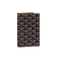 GOYARD presbyopic printed flap pockets, cowhide, card holder, passport bag, same style for men and women, black/brown