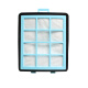 Adaptado al aspirador de Philips FC9712 FC9714 FC8760 Accesorios Filtro Mase Filtro Elemento de 5 piezas de algodón azul