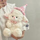 Prinzessin Weiweigongzhu (Weiweigongzhu) Lamb Doll Geburtstagsgeschenk für Mädchen Freundin Kindertag Geschenk für Mädchen Plüschspielzeug und Stoffpuppenkuchen Schaf 32cm Geschenk [Star Hair Card + Geschenktüte + Geburtstagshut]