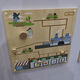 Hongtong Kindergarten Wandspielzeugkorridor Spiel Dekoration Kinder frühe Bildung Montessori Unterricht AIDS Wandbetrieb Kognitiver Brettmaterial Formspiel
