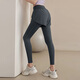 Victoria Traveller Yoga Hosen Frauen Fitnesshosen laufen schnelle Trockensporthosen hoher Taille gefälschte zweiteilige Anti-Awkward-enge Hose grau l