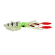 OEMG Cebo de pulpo de plomo con cebo de calamar de doble gancho 15 cm60g Barco de pesca en mar Bait de pesca simulada cebo falso de aguas suaves A1047# plomo 15 cm Cebo de pulpo