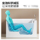 Jomoo (Jomoo) [Producto personalizado] Bañera, baño de baño en el hogar, bañera de apartamentos pequeños independientes, piscina de baño de borde delgado, YR13117 Massaje de burbujas de grifo-1.7m