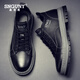 SNGUNY high-end light luxury brand Martin boots men's autumn and winter casual shoes British style leather shoes men's soft sole work boots men's shoes color 40
