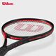 Wilson Wilson 2025 all-carbon one-piece professional tennis racket CLASH TEAM 103 V3.0 small black racket