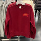 Nike (Nike) Chaqueta de sudadera primavera y otoño Sportswear más Velvet Loose Casual Round Neck Extermul