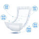 Renhe ingenuity adult diaper widened diaper 82X32CM unisex elderly adult straight type 4 pack (40 pieces in total)