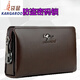 Kangaroo Password Pack 2025 New Men's Clutch Hands-Hand Anti-theft Password Lock Husband Large Capacity Wallet Men's Long Style Bag Flagship-Brown Password Lock Gathering Pack