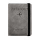 柏潮防盗刷绑带卡包RFID出国护照包套证件夹多功能passport男 黑色 RFID 防扫描