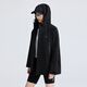 Tuoluzer Outdoor-Sport dreidichte Windbreaker-Jacke für Männer und Frauen im Herbst und Winter loser Windfehler wasserdichte Bergsteigeranzug Wanderung Wasserdichte Jacke apricosenfarbe s