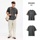 森马（Semir）短袖T恤男手绘涂鸦摇滚风上衣2025纯棉夏装街头潮流109325100117
