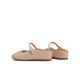 Tianmeiyi Mules Schuhe mit hoherhängender Frauen Sandalen Einkaufszentrum Gleiche französische Bag-Toe-Halbschuhe 2025 Sommer BK841BH5 Pink (Schafkin) empfohlen, eine größere Größe 38 zu nehmen 38