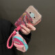 Tongru Wall Pink Smudge, подходящая для Huawei Mate60pro Mobile Phore Case Mata50e Японский и Корейский Porsche Design Mete40 Transparent-Pink Dragon GH7027+ карта серебряного перьев+ играйте Huawei Mate60rs Porsche Design