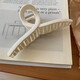 Frosted textured shark clip new style grab clip high-end head back hair clip hair clip hair accessories Frosted brown color [11CM]