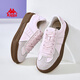 KAPPA women's shoes pink thick sole German training shoes for women 2025 summer breathable versatile board shoes for women casual sports shoes for women milk tea powder 37