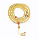 Potala Palace Beeswax Aquamarine 108 Buddha beads Wenwan Bracelet Women's Transfer Bead Bracelet Necklace as a birthday gift for girlfriend Beeswax Aquamarine Nanhong 108 beads