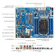 Gigabyte Gigabyte MW83-Rpo W790 Chipset 4 canales DDR5 Memoria PCI-E5.0 TRABAJO DE TRABAJO INTEL XEON W-3500 3400CPU Tablero U Set MW83-RPO + W7-25755X
