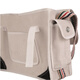 Wear small bag tool bag with rope buckle, strong and durable construction site bag, plumber and electrician storage bag, thickened canvas, white rope buckle, extra large 50*20*35cm