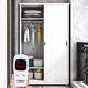Xingdu Home Sunscreen Balkon Aufbewahrungsschrank Schlafzimmer Schiebetür Eisengarderobe Außenwaterfester Lagerschrank Stahlhöhe 1000* lang 825* breit 550 mm