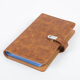 Clcey Visitenkarte Inhaber großer Kapazität Multi-Card-Position Tragbarer Karten-Bag-Kartenbuch Buchbuch Business Card Book Business Card Book Kreditkartenbeutel Damen Brown (Schriftziehungen)