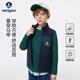 NAVIGARE children's clothing children's vest boys outer wear sleeveless waistcoat medium and large children's top vest jacket contrasting color vest dark blue 150