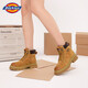 
Dickies women's Martin boots high top fashion couple boots versatile work boots women's yellow women's style-37