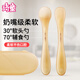 Qitong RARE BABY baby food supplement bowl tool baby constant temperature bowl spoon soft silicone spoon water feeding children's tableware water insulating bowl set [upgrade gift box] insulation bowl-sky blue