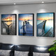 Pinturas de decoración de paisajes simples y hermosas modernas, sofás de la sala de estar Pinturas colgantes de pared, luz de lujo de luz nórdica, TXMG12858 40*60 Adecuado para paredes de aproximadamente 2.5 metros, elegante negro 3 3