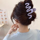 SAHANE Zuoyu's new cream-colored wavy line clip dopamine irregular hair clip simple design hair shark clip dopamine wave clip random one